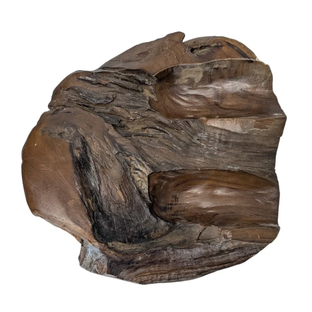 Natural Hand Carved Root Wood Wine Bottle Holders Live Edge Bottle Stand
